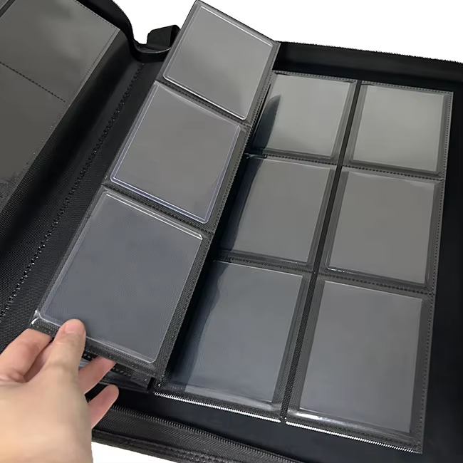 Toploader binder - black