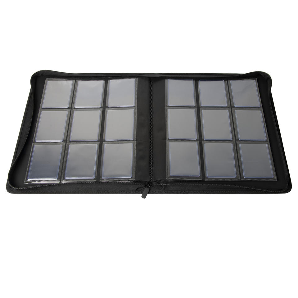 Toploader binder - black