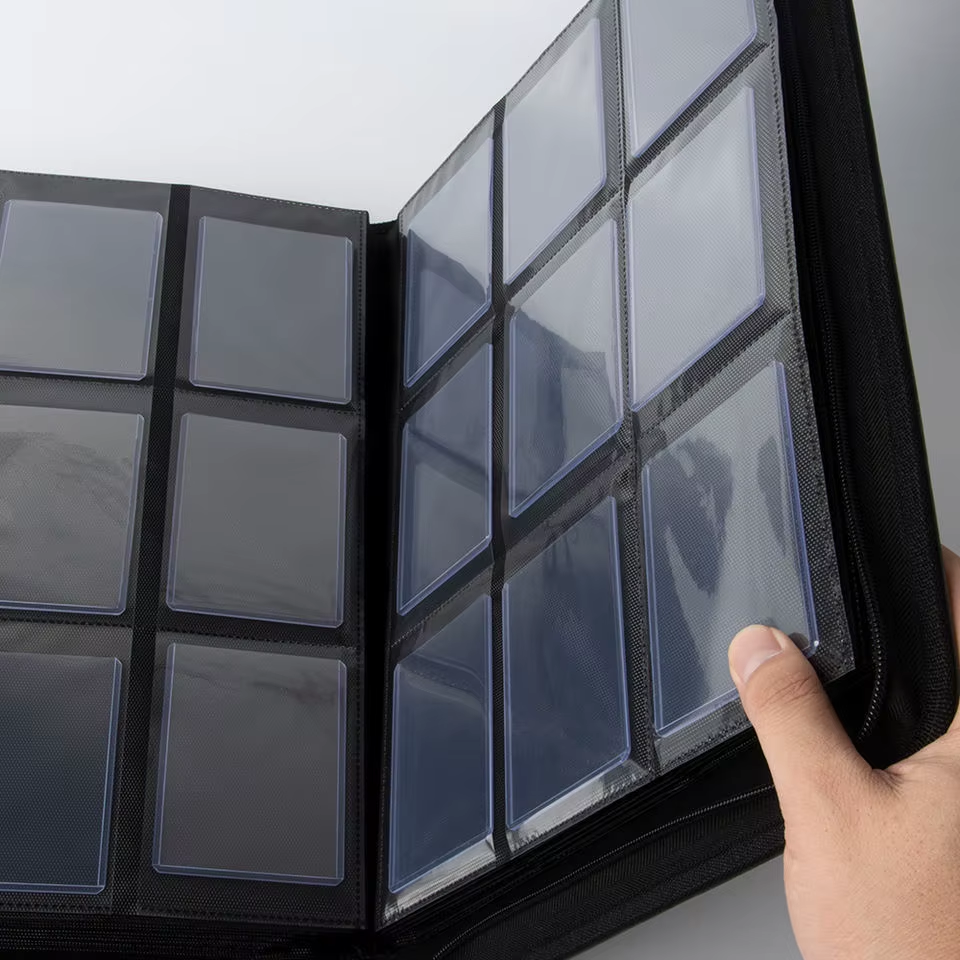 Toploader binder - black