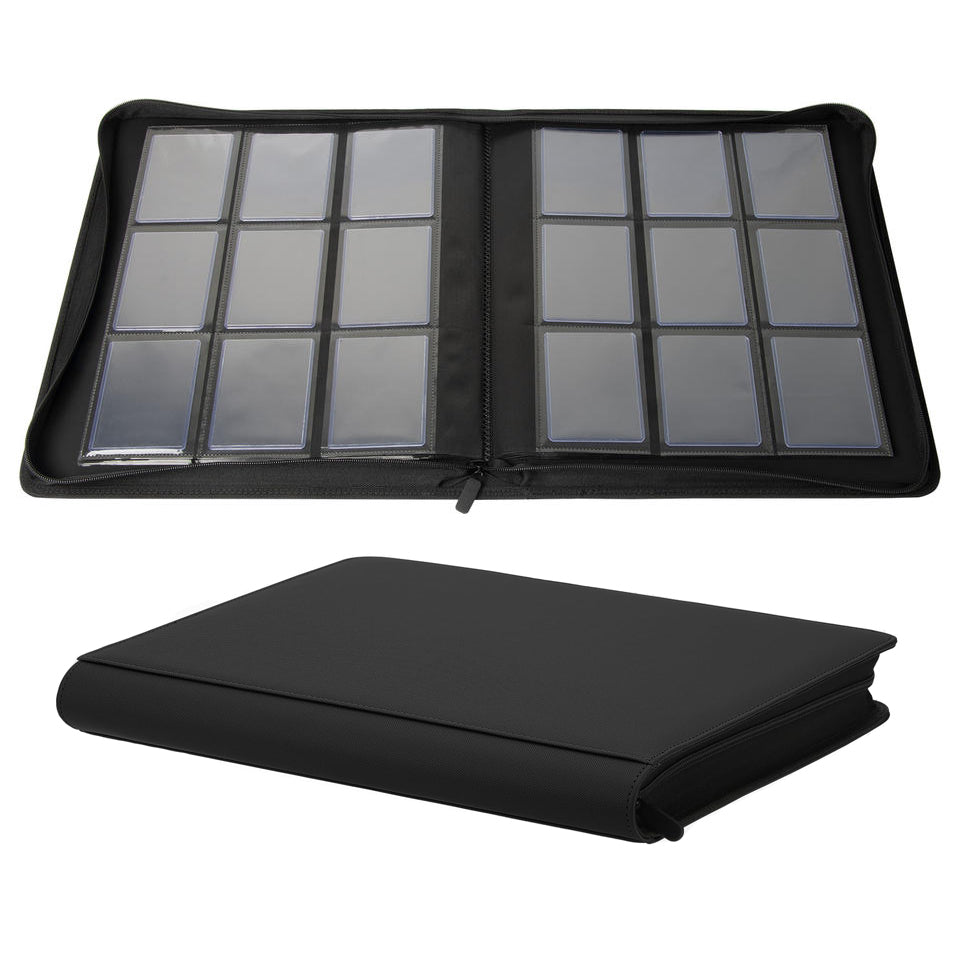 Toploader binder - black